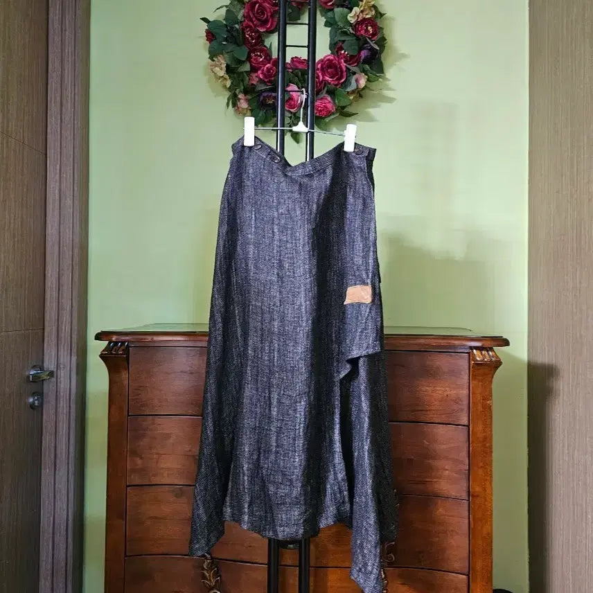 [BUNJANG] Linen Long Skirt / 린넨 롱스커트