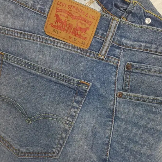 [BUNJANG] Levi's 511 Jeans (Stretch) Sky Blue 32-33" Waist / 리바이스진511(사방스판) S.F 32인치(No.452)드라이완료!