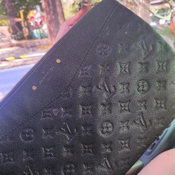 [BUNJANG] Louis Vuitton Monogram Clutch Bag Black / 루이비통 모노그램 클러치백 블랙
