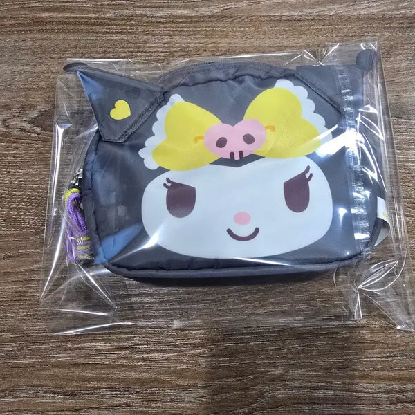 [BUNJANG] Sanrio Kuromi & Pompompurin Pouch Set (Compose Coffee) / 산리오 쿠로미 파우치,폼폼푸린파우치(컴포즈커피)