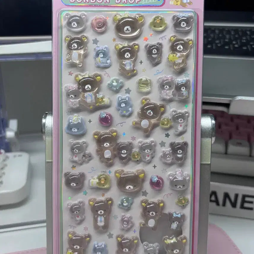[BUNJANG] Rilakkuma Bonbon Stickers - New & Authentic Japanese Product / (새상품/일본정품) 리락쿠마 봉봉 스티커