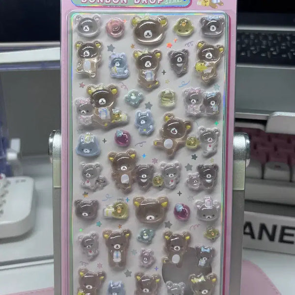 [BUNJANG] Rilakkuma Bonbon Stickers - New & Authentic Japanese Product / (새상품/일본정품) 리락쿠마 봉봉 스티커