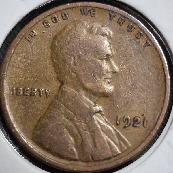 [BUNJANG] 1921 Lincoln Cent - Semi-Key Date - Penny / 1921년링컨 센트. 준특년도 ~ 밀페니주화