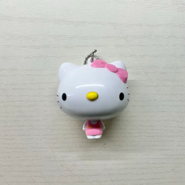 [BUNJANG] Big Head Kitty Tape Measure Keychain / 대두 키티 줄자 키링