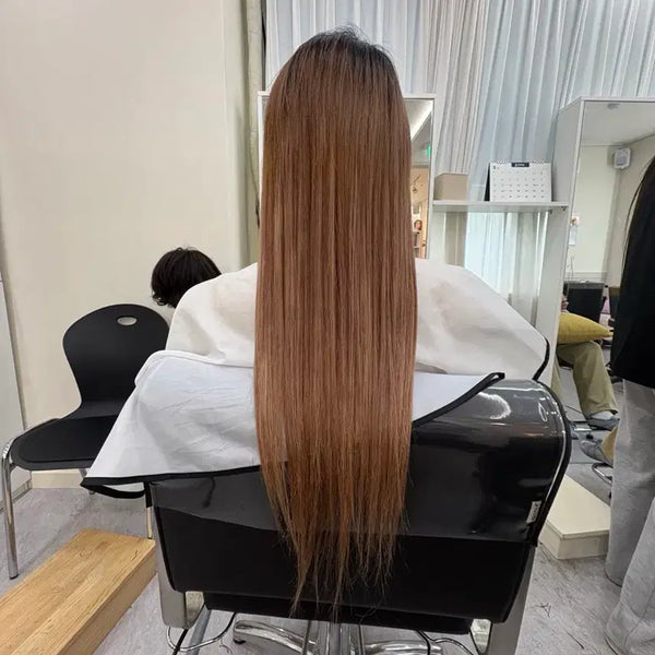 [BUNJANG] 26-28 Inch Reddish Brown Clip-in Hair Extensions / 붙임머리 레드브라운 28인치였는데 지금은 모르겟어요