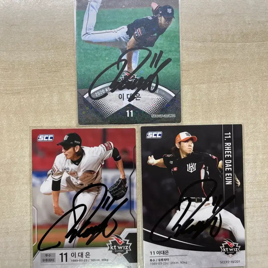 [BUNJANG] KT Wiz Lee Dae-eun SCC Autographed Photocard / kt위즈 이대은 scc 친필 싸인 포토카드