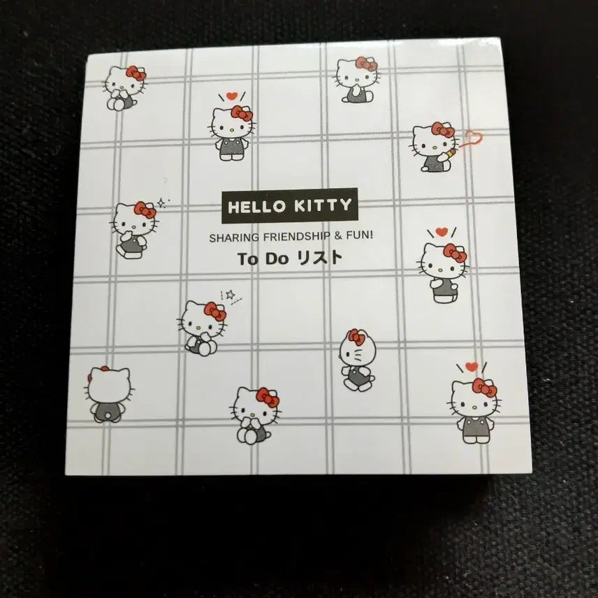 [BUNJANG] Hello Kitty To-Do List Memo Pad / 키티 투두리스트 메모지