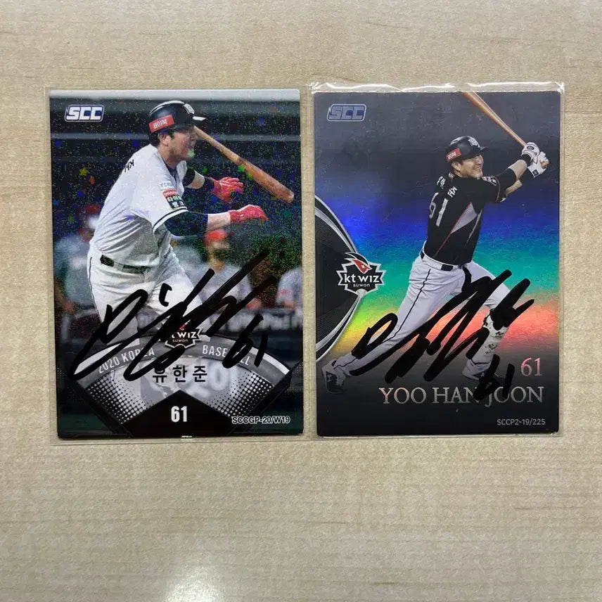 [BUNJANG] KT Wiz Yoo Han-joon Signed Photocard / kt위즈 유한준 scc 친필 싸인 포토카드