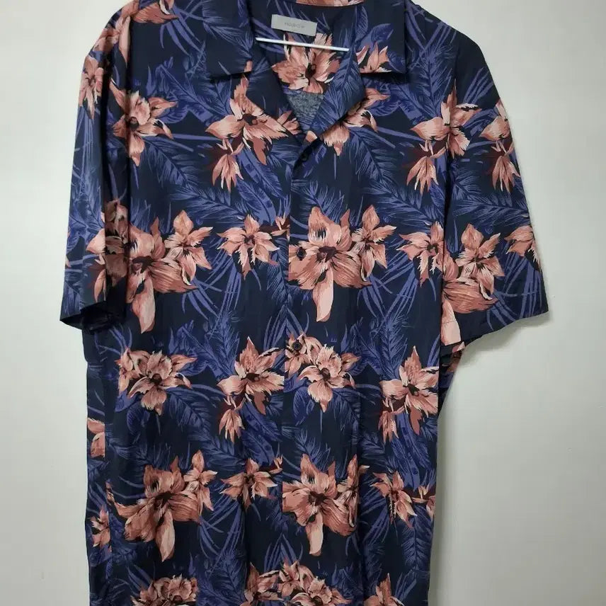 [BUNJANG] Project M Men's Hawaiian Flower Shirt / 남성 프로젝트엠 하와이안 플라워셔츠 (새상품.스판.오버핏105)