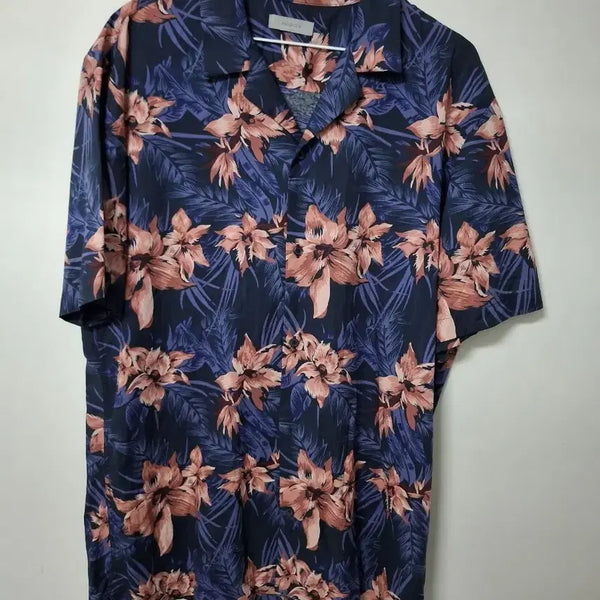 [BUNJANG] Project M Men's Hawaiian Flower Shirt / 남성 프로젝트엠 하와이안 플라워셔츠 (새상품.스판.오버핏105)