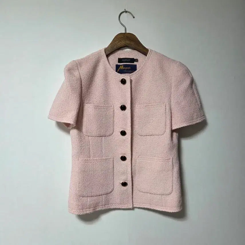 [BUNJANG] JILLSTUART NEW YORK Pink Summer Tweed Jacket / 질스튜어트 뉴욕 핏 넘예쁜 핑크 여름 트위드 자켓 (2024)