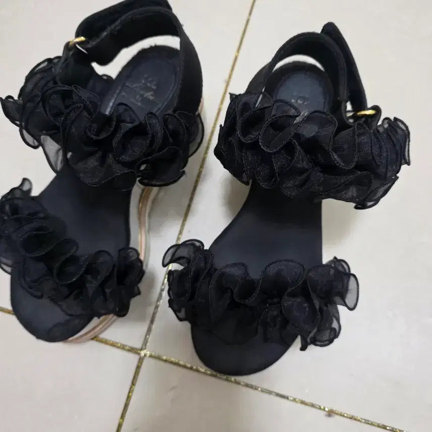 [BUNJANG] SUECOMMA BONNIE Women's Frill Detail Sandals/Slippers / 슈콤마보니