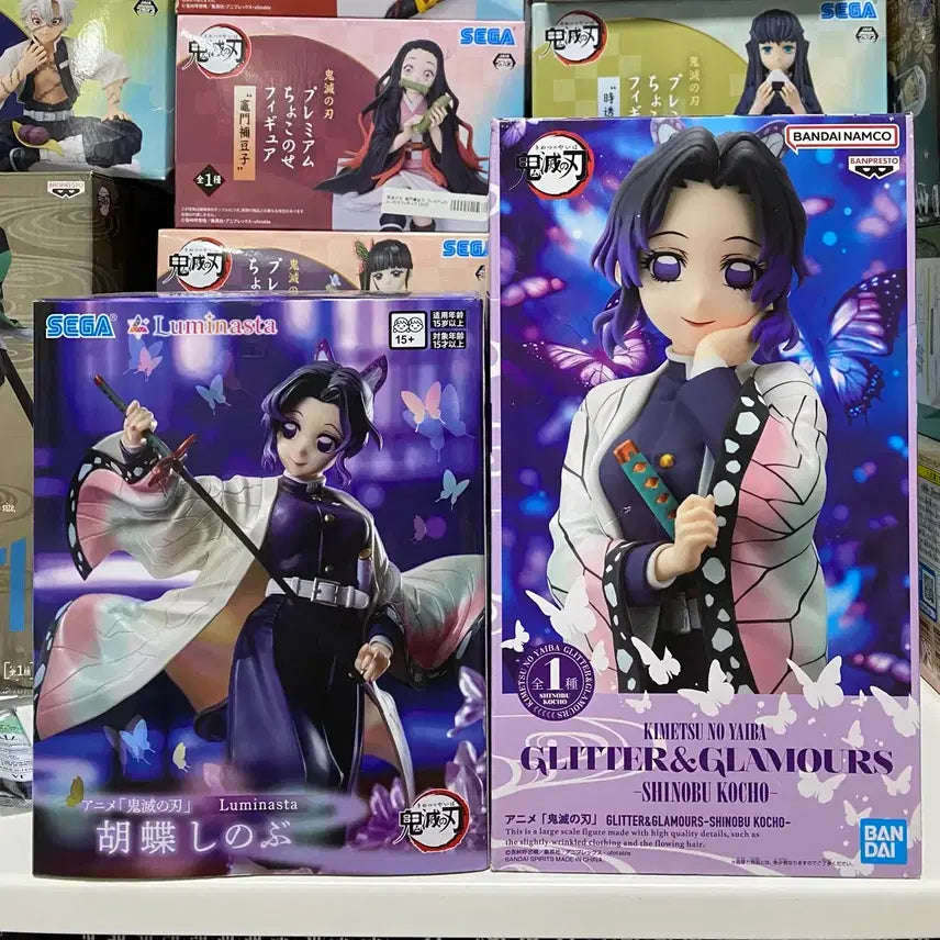 [BUNJANG] Demon Slayer Shinobu Kocho Figure Set (Luminasta & Glitter&Glamours) / 귀멸의 칼날 코쵸우 시노부 피규어 2종 중고 반프레스토, 세가