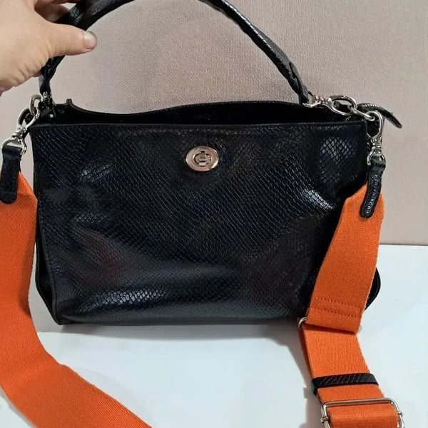 [BUNJANG] MARITA Leather Shoulder Bag Black / MARITA  가죽 숄더백 블랙