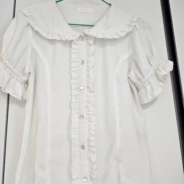 [BUNJANG] Liz Lisa White Blouse / 수입)Liz Lisa 블라우스 화이트 블라우스 0