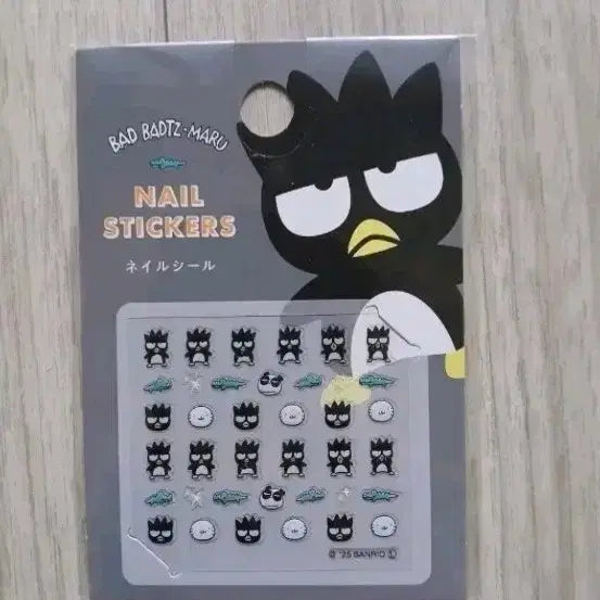 [BUNJANG] Badtz-Maru Nail Sticker / 배드바츠마루 네일 스티커