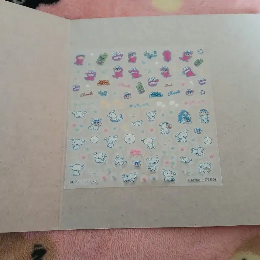 [BUNJANG] Crayon Shin-chan Nail Stickers / 짱구 네일스티커