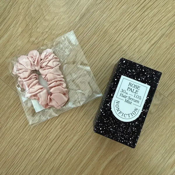 [BUNJANG] Nonfiction Rose Pale Hair Serum Mist 30ml + Scrunchie / 논픽션 헤어세럼 미스트 로즈페일 30ml + 슈슈