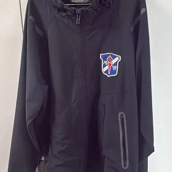 [BUNJANG] Keimyung University Under Armour Training Zip-Up Jacket 2XL Black / 계명대학교 언더아머 집업