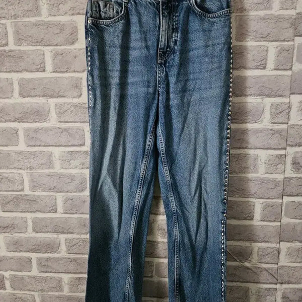 [BUNJANG] ZARA Studded Jeans / ZARA 스터드 장식 청바지26/알뜰한여우