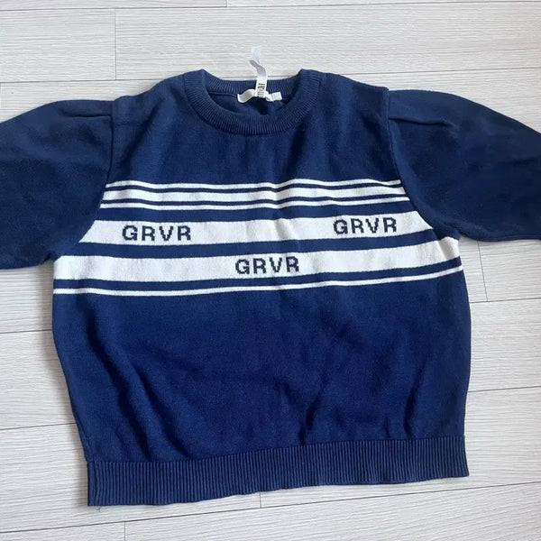 [BUNJANG] Grove Knit Navy / 그로브 니트 네이비