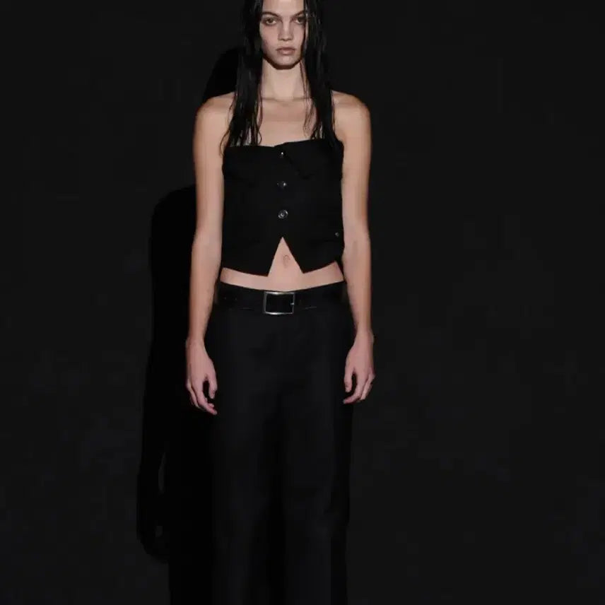 [BUNJANG] Bohemian Seoul Folded Button Bustier / 보헤미안 서울 뷔스티에 FOLDED BUTTON BUSTIER