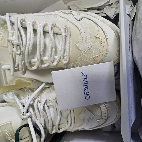[BUNJANG] Off-White Logo Sneakers White / 오프화이트 로고 스니커즈 화이트 싸게드랴여
