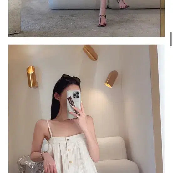 [BUNJANG] The Lorang Exclusive Mable Blouse White Stripe Size S / 더로랑 익스클루시브 메이블라우스 화이트 s사이즈 메종설레