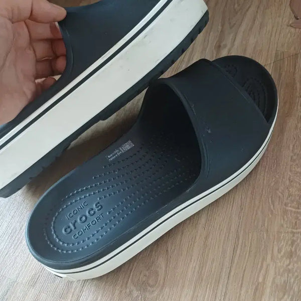 [BUNJANG] Crocs Platform Sandals Black W7 / 크록스 플랫폼 샌들 블랙 W7