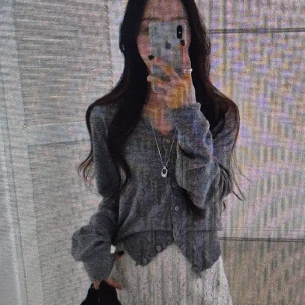[BUNJANG] Women's Knit Cardigan 3 Colors / (해외배송)여성 니트 가디건 3컬러