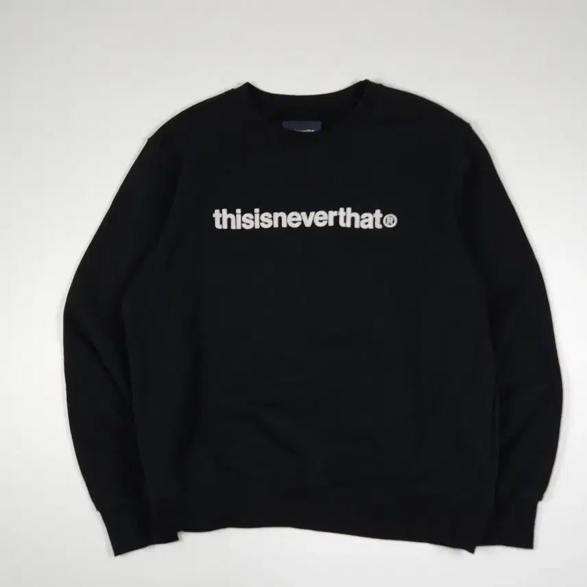 [BUNJANG] Thisisneverthat Sweatshirt Black / 디스이즈네버뎃 맨투맨 블랙 [M]