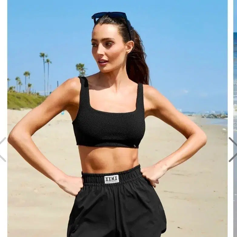 [BUNJANG] Xexymix Seersucker Beach Shorts (New) / (새상품)젝시믹스 시어서커 비치 쇼츠 S M