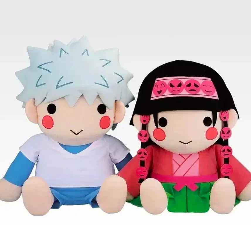 [BUNJANG] Ichiban Kuji Hunter x Hunter Gon & Killua Large Plush / 제일복권 더블찬스 헌터헌터 곤 키르아 대형인형