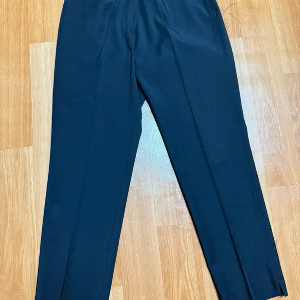 [BUNJANG] Women's Summer Long Pants Black 88 / 여성 여름 긴바지 찰랑슬랙스 검정검은색블랙 88