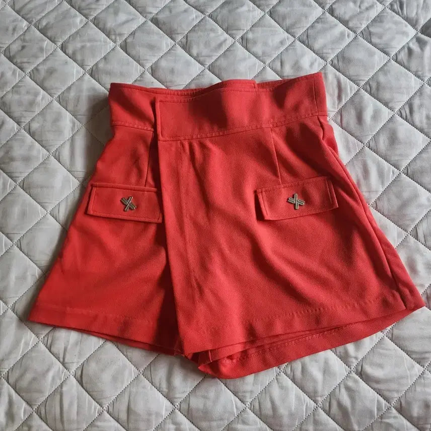 [BUNJANG] XEXYMIX Golf Orange Pocket Detail Top / 젝시믹스 골프