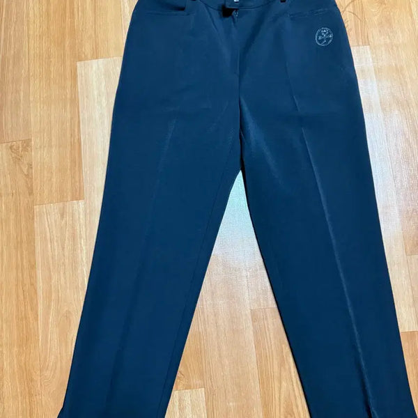 [BUNJANG] Women's Summer Flowy Long Slacks Pants / 여성 여름 찰랑 긴바지 슬랙스 32 검정검은색블랙