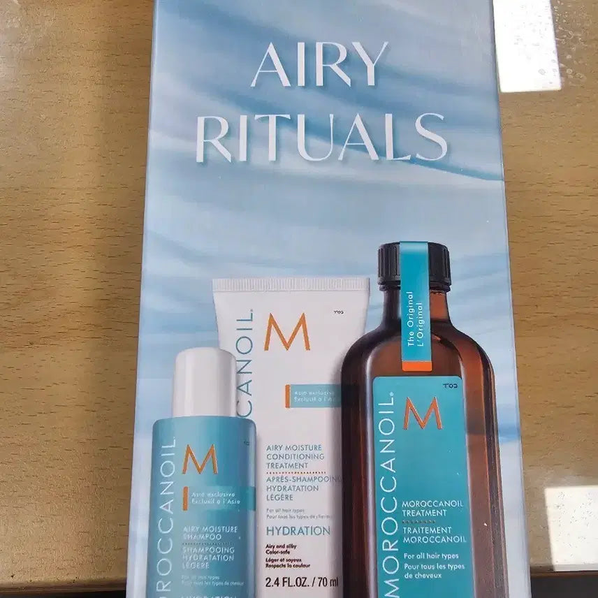 [BUNJANG] Moroccanoil Airy Ritual Set / 모로칸오일 에어리 리추얼 세트