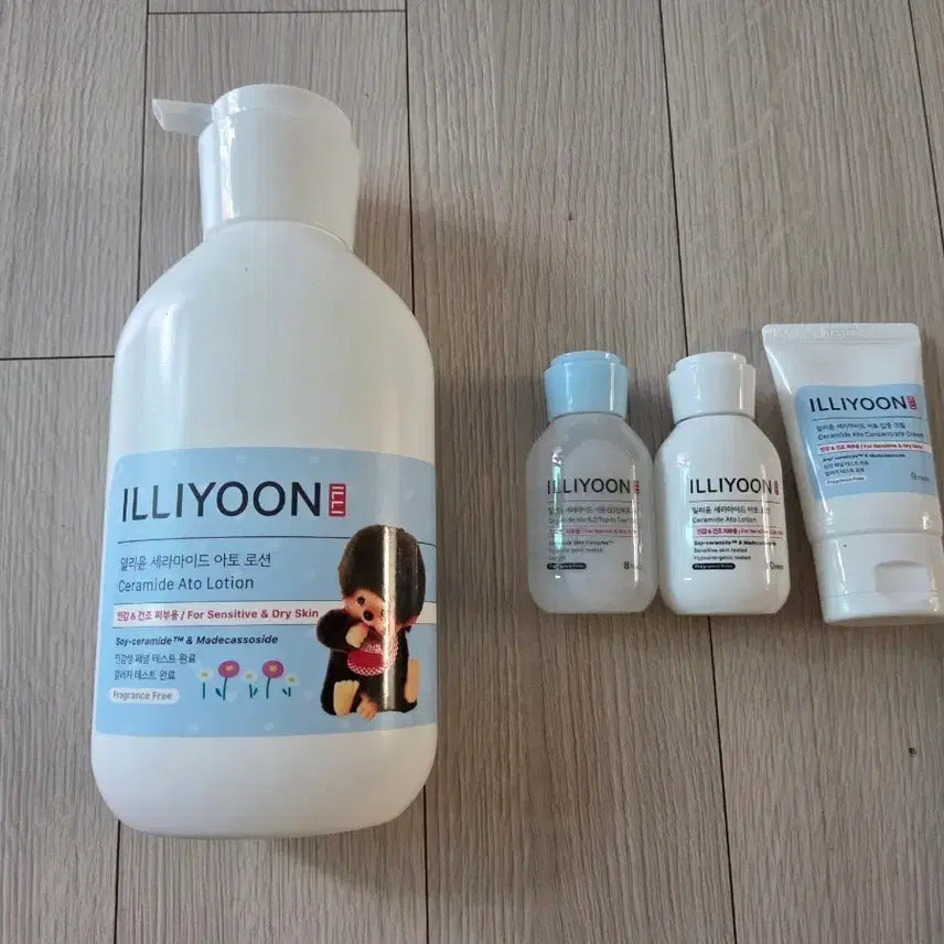 [BUNJANG] Illiyoon Ceramide Ato Lotion 600ml 3-Piece Set / 일리윤 세라마이드 아토 600ml로션 외 3종 세트