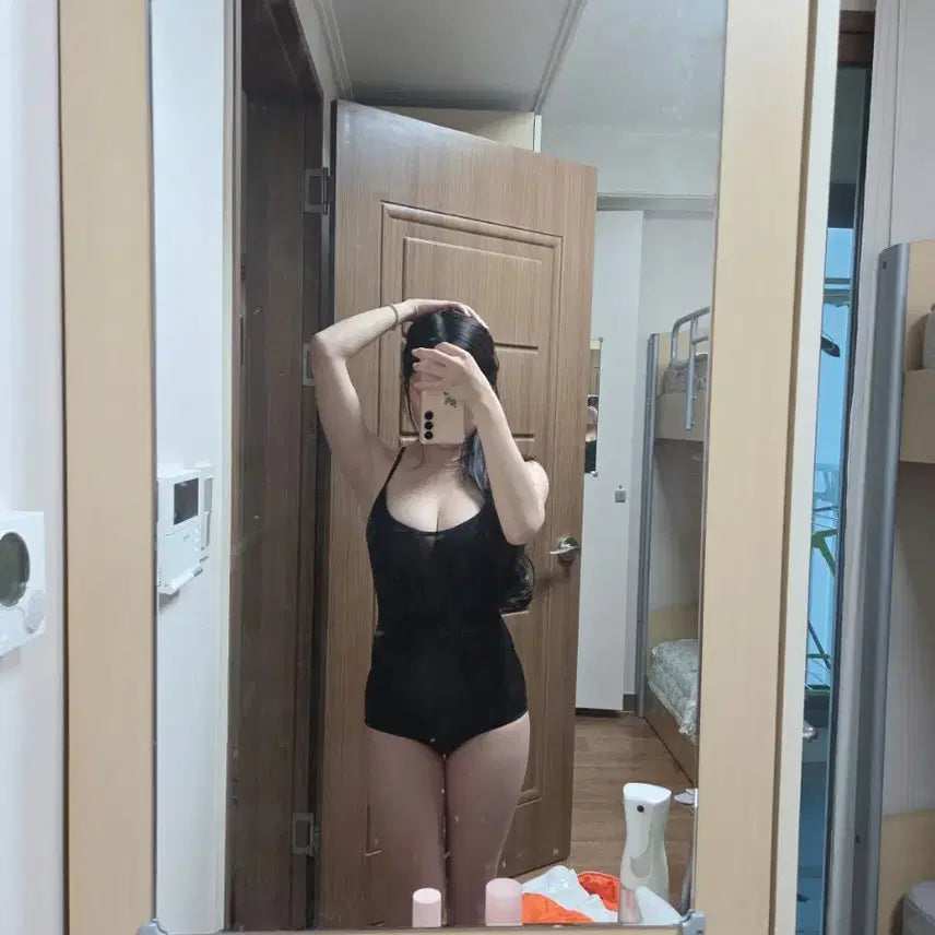 [BUNJANG] Mesh Bodysuit / 망사슈트