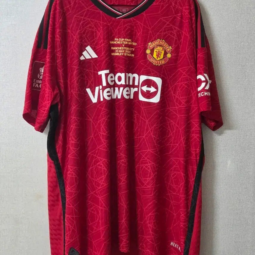 [BUNJANG] Manchester United 23-24 Home Authentic Jersey (2XL) / 23 24 맨유 홈 마이누 어센틱