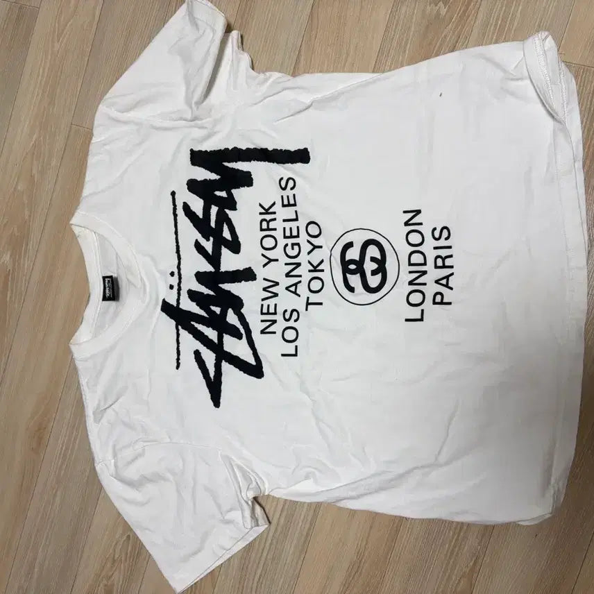 [BUNJANG] Stussy World Tour T-Shirt M / 스투시 월드투어 반팔 정품 M