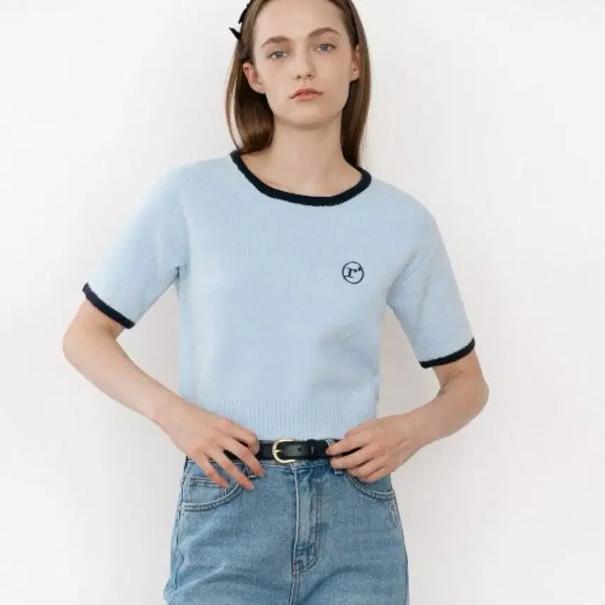 [BUNJANG] Rollerara Short Sleeve Knit / 로라로라 반팔니트