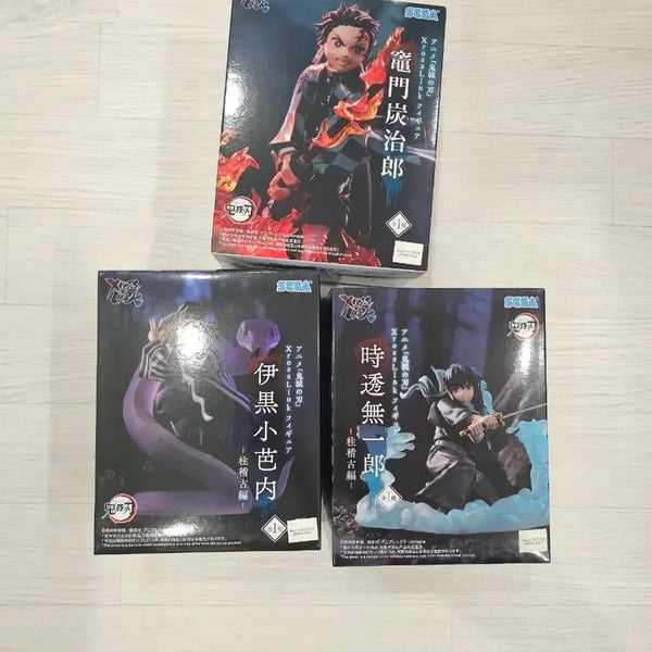 [BUNJANG] Sega Demon Slayer Tanjiro, Muichiro, Iguro Figure Set / 세가 귀멸의 칼날 피규어 3종 (탄지로, 무이치로, 이구로)