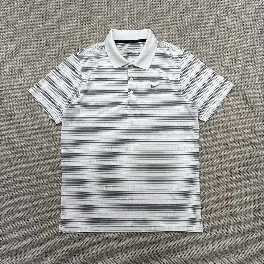 [BUNJANG] Nike Golf Dri-FIT Polo Shirt White/Gray (Size S) / (S)나이키골프 폴로티 화이트