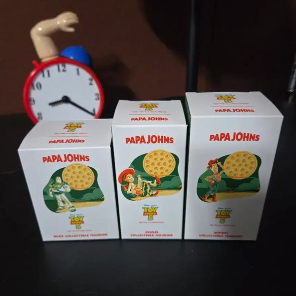 [BUNJANG] Papa John's Toy Story Figure 3-Set / 파파존스 토이스토리 피규어 3종