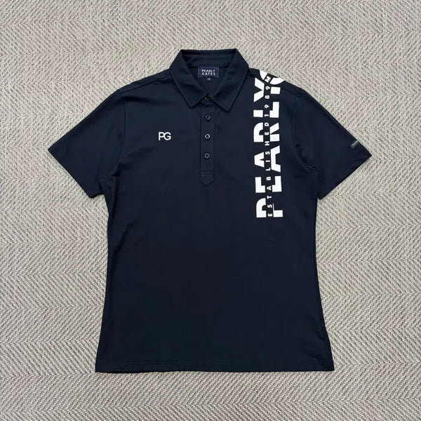 [BUNJANG] Parragates Short Sleeve Polo T-shirt Navy / (100)파리게이츠 반팔 폴로티 네이비