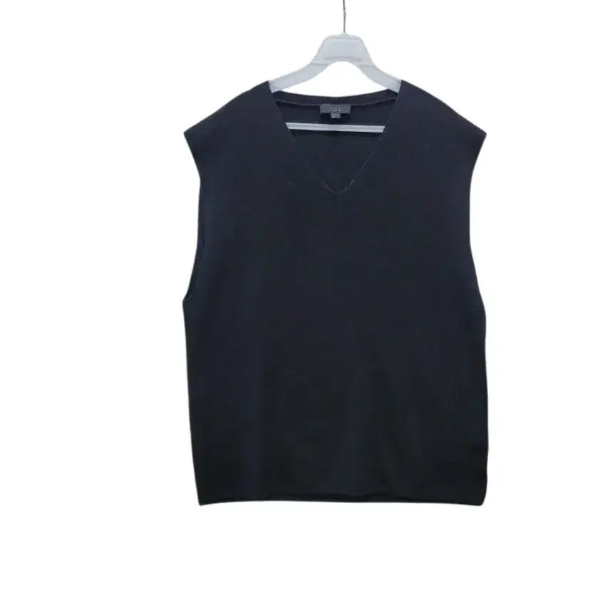 [BUNJANG] COS Black Wool Knit Vest / 코스 블랙 울니트 암홀이 넓은 코디용 베스트 니트