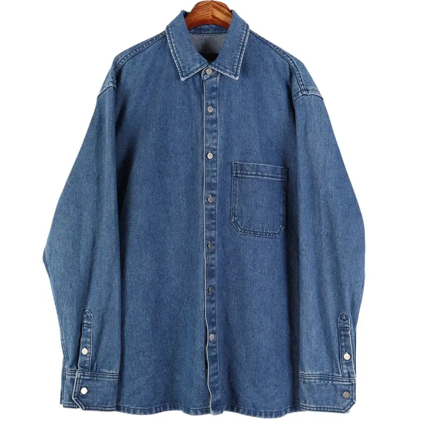 [BUNJANG] INSILENCE Denim Shirt L / 인사일런스 INSILENCE 데님 셔츠 L / k6405