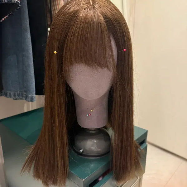 [BUNJANG] Gabalnara 100% Human Hair Mid-Length Wig / 가발나라 중간기장 인모100프로 통가발 판매/핑크에이지 박승철 하이모 리네아스토리아 하이모 항암가발 인모가발 탈모