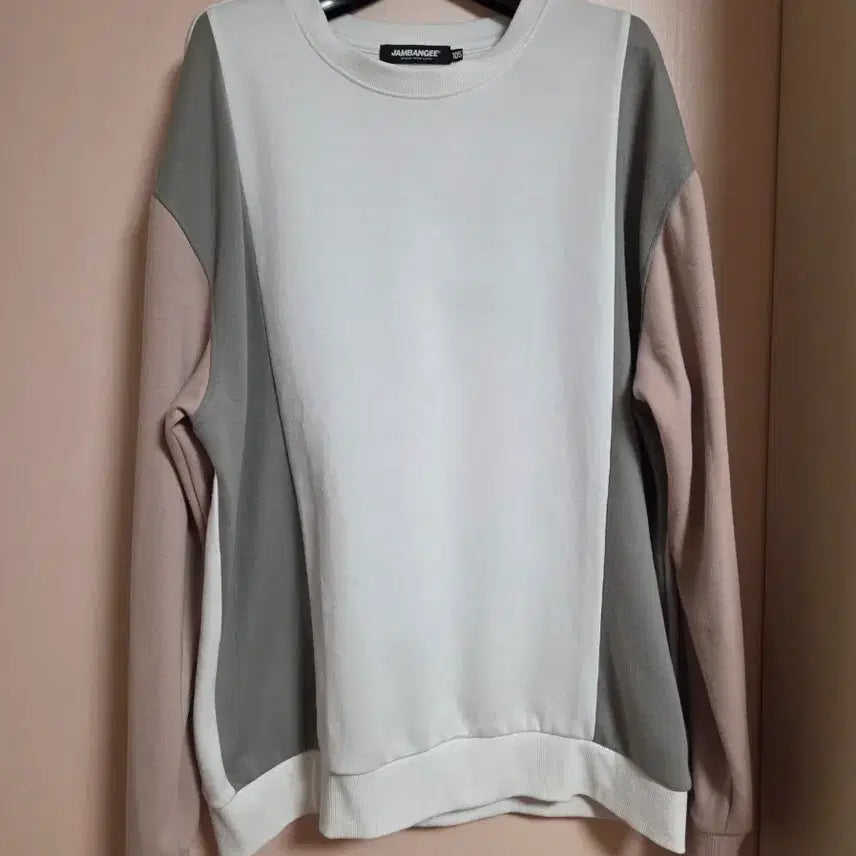 [BUNJANG] Jambangee Colorblock Sweatshirt / 잠뱅이 맨투맨 티셔츠